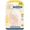 Biolane 2 Sucettes 0-6 mois Rose et Beige Base extra-fine et téterelle...