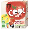 Vitabio Cool Fruits Pomme Fraise Myrtille Acérola Bio 4 x 90g