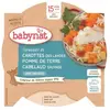Babybio Repas Midi Assiette Carotte Pomme de Terre Cabillaud +15m Bio ...