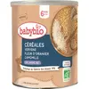 Babybio 5 Céréales Verveine Fleur d'Oranger Camomille +6m Bio 220g