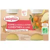 Babybio Fruits Pot Pomme Clémentine +6m Bio 2 x 130g