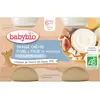 Babybio Brassé Chèvre Poire & Figue De Provence 2 X 130 G De Babybio
