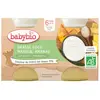 Babybio Brassé Coco Mangue Ananas 2 X 130 G De Babybio