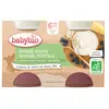 Babybio Brassé Avoine Banane Myrtille 2 X 130 G De Babybio