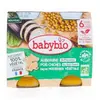 Babybio Moussaka Végétale Aubergines Pois Chiches Tomates Bio 400g