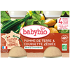 Babybio Pot Pomme de Terre Courgette Bio 2 x 130g