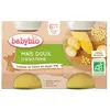 Babybio Légumes Pot Maïs Doux +6m Bio 2 x 130g