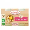 Babybio Fruits Pot Poire de Provence +4m Bio 2 x 130g