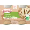 Babybio Légumes Pot Panais +4m Bio 2 x 130g