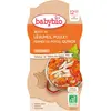Babybio Babybio Bols Mitonné De Légumes, Poulet Et Quinoa 2x200g