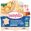 Babybio Ravioli Emmental Sauce Patate Douce Fromage de Chèvre Bio 190g