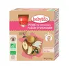 Babybio Gourdes Poire Fleur d'Oranger +6m Bio 4 x 90g