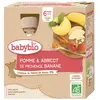Babybio Fruits Gourde Pomme Abricot Banane +6m Bio 4 x 90g