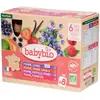 Babybio Multiparfums Fruits Rouges Gourdes de 8 x90g