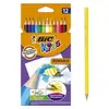 Etui de 12 crayons Bic Kids Aquacouleur