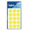 AGIPA 90 PASTILLES ADH DIAM 19MM JAUNE 1