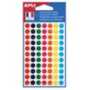 APLI AGIPA Gommettes transparentes - Rond Ø 8 mm x 385