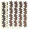 Agipa metallic stickers, blister met 128 stuks, goud en zilver, ster 3...