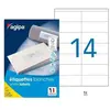 Etiquettes-adresses blanches Agipa