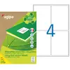 APLI-Agipa - Papier recyclé - mat - adhésif permanent - blanc - 99.1 x...