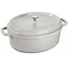 STAUB Cocotte Ovale Truffe Blanche, Taille - 33cm