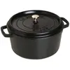 STAUB Cocotte ronde noir diam 28