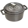 Cocotte ronde STAUB Ø20 gris graphite