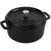 STAUB 405002410 - Cocotte ronde - Ø 24 cm - Noir mat