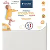Matelas Bébé Essentiel - CANDIDE - 60x120x10cm - Déhoussable - Confort...