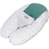 TINEO Coussin D'allaitement Multirelax Eponge - Microfibre Pois / Vert