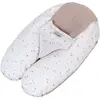 TINEO Coussin de grossesse Multirelax éponge noisette pois
