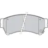Plaquette de frein gamme first Mazda 6 (gh) - VALEO - 301071