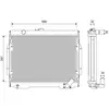 VALEO Radiateur moteur pour MITSUBISHI: L200 (Ref: 701262)