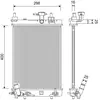 VALEO Radiateur moteur pour DAIHATSU: Cuore (Ref: 701256)