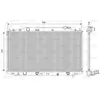 VALEO Radiateur moteur pour HONDA: Accord (Ref: 701551)