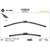 SWF Wiper FBOE 750 + 750 mm Kit LHD