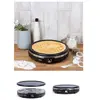 Livoo Crêpière Electrique 38cm 1350W Antiadhésif Voyants Fond antidéra...