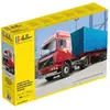 Heller Maquette, 81702, volvo f12-20 globe trotter & container semi trailer,1/32