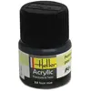 Peinture acrylique à l'eau pour maquettes - HELLER - 33 Noir mat - Con...