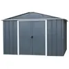 Abri de jardin en métal 65AEYZ - 2,20m2 - anthracite - YARDMASTER