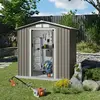 trigano Abri de jardin métal 212 m² + kit dancrage