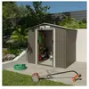 trigano Abri de jardin métal 326 m2 + kit dancrage