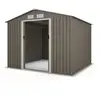 trigano Abri de jardin métal 5,8 m2 + kit d'ancrage
