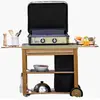 Plancha gaz Eno Enosign 65 Inox 570232010701 4800 W Argent et Noir