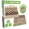 Jeujura Jeu De Societe Coffret De Dames Et D'echecs