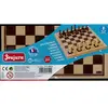 Jeujura - 8132- Jeux de Société-Jeu d'Echecs - Coffret Pliant en Bois