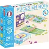 JEUJURA -Fleas Game-4 Games Jeux de société, multicolore (J8451)