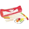 Jeujura Jeu D'exterieur Croquet En Bois - Sac De Transport