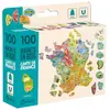 Jeujura Tableau Magnets Bois Carte De France