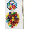 Kim'Play - 500006 - Jeu de Plein air 6 à 12 ans- Billes Plate Assortis - 250 g